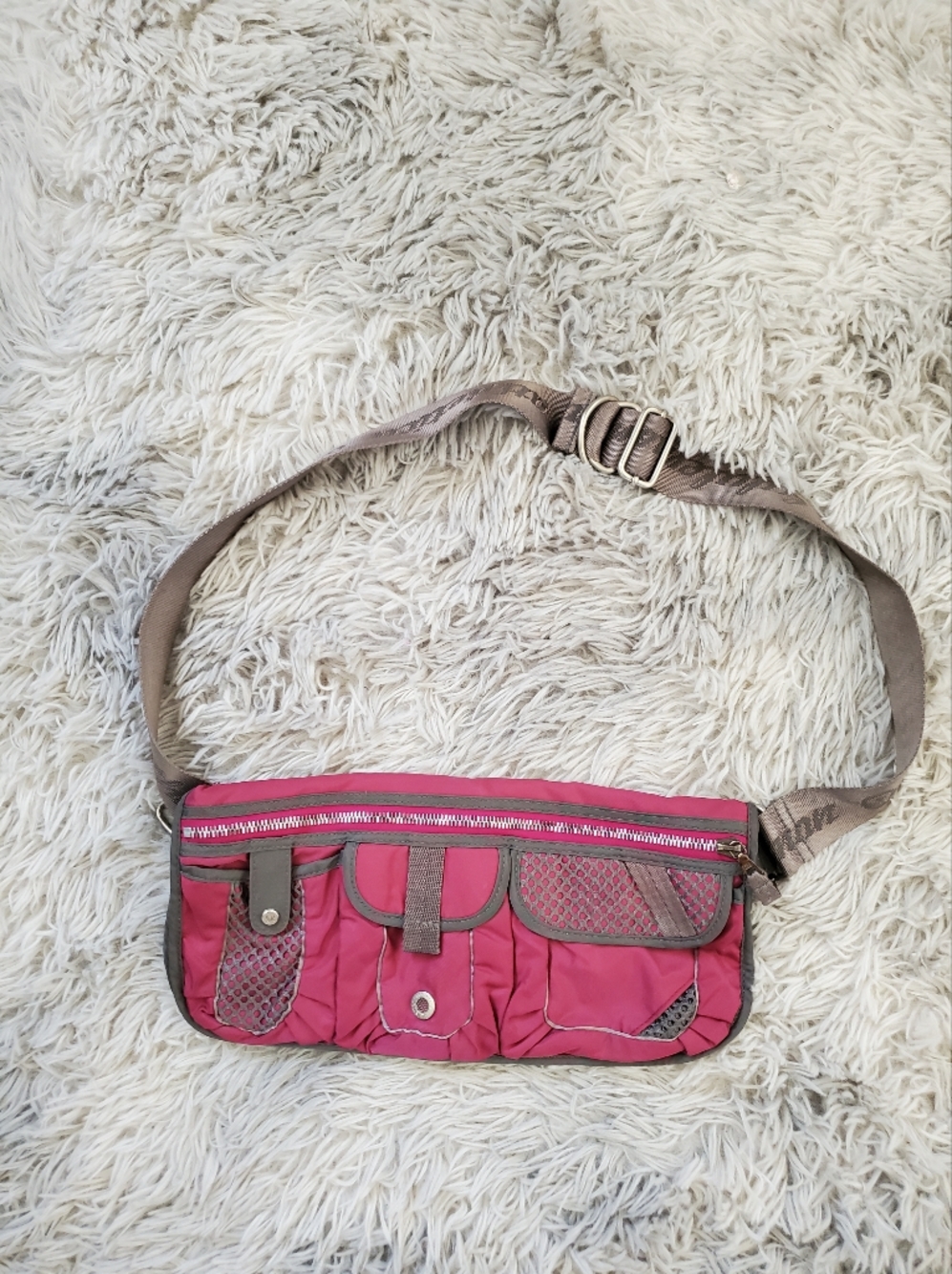 Rare Vintage lululemon athletica Pink Crossbody Fanny Pack Doggy Bag